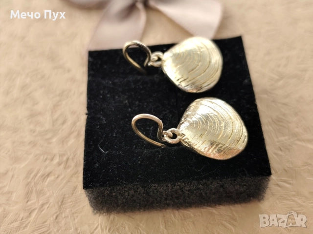 Сребърни обеци Миди (174), снимка 2 - Обеци - 52412239