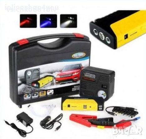 ПРОМО КОМПЛЕКТ станция + компресор 12V JUMP STARTER, снимка 2 - Аксесоари и консумативи - 38301122