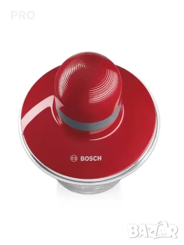 Чопър Bosch - MMR08R2, 800 ml, 1 степен, 400W, червен, снимка 3 - Чопъри и пасатори - 49246054
