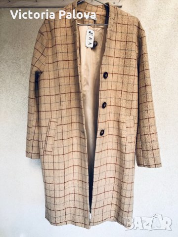 Леко модерно палто “кокон”, снимка 6 - Палта, манта - 30568617