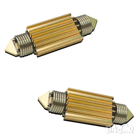 LED крушки софитни 31mm CANBUS 12V 2 броя, снимка 2 - Аксесоари и консумативи - 55864883
