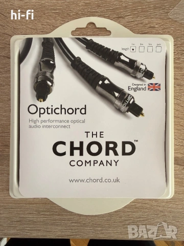 Chord Optichord Toslink / Оптичен дигитален кабел
