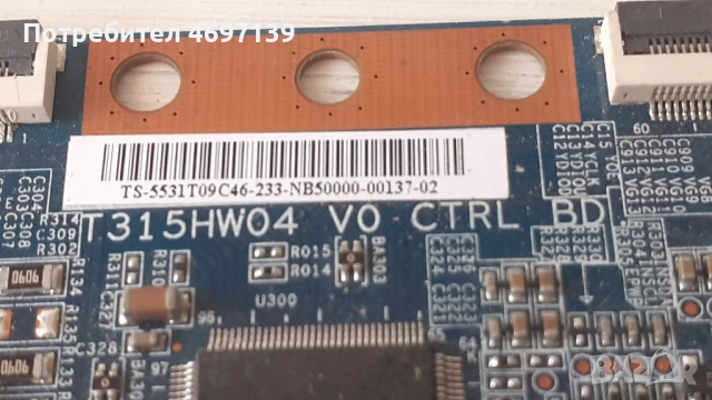 T-CON BOARD /ТИКОНИ/ ПЛАТКИ ПАНГЮРИЩЕ-1.13 /HV430FHB-GOA- 47-6021331/32T42-COK CTRL BD/.HV320FHB-N00, снимка 10 - Части и Платки - 53103600