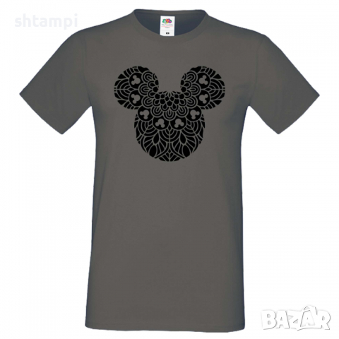 Мъжка тениска Mickey Head 5 Подарък,Изненада,Рожден ден, снимка 4 - Тениски - 36575944