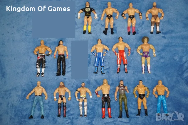 Кеч Фигури със ЗАБЕЛЕЖКИ CM Punk/Val Venis/The Miz/Bobby Fish/Paul London/Triple H/Rory McAllister