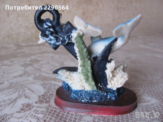 Делфини статуетка, снимка 2 - Декорация за дома - 29461183