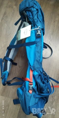 Osprey Atmos AG LT 50 Night Shift -Scoria Blue , снимка 6 - Раници - 50642863