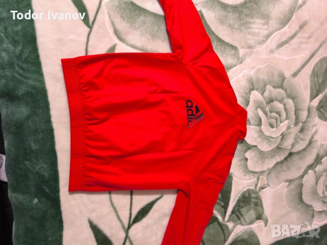 Мъжко яке/Ветровка Adidas , снимка 3 - Спортни дрехи, екипи - 52435816