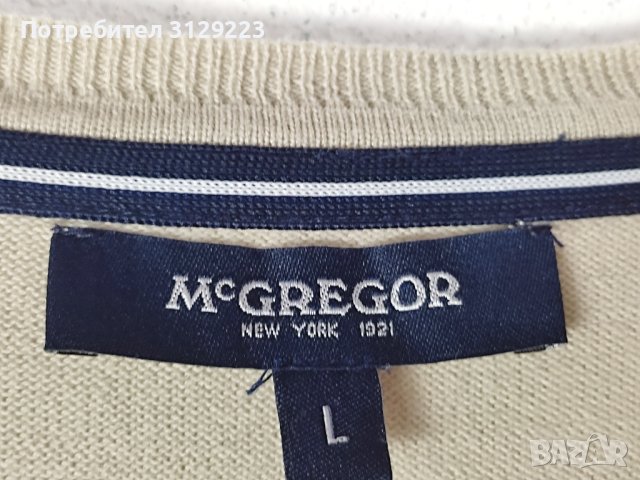 McGregor sweater L nr.E11, снимка 2 - Суичъри - 40754705