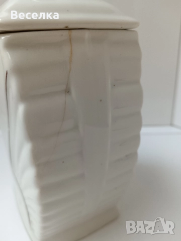 Порцеланов буркан за подправки Пипер , снимка 3 - Антикварни и старинни предмети - 52424438