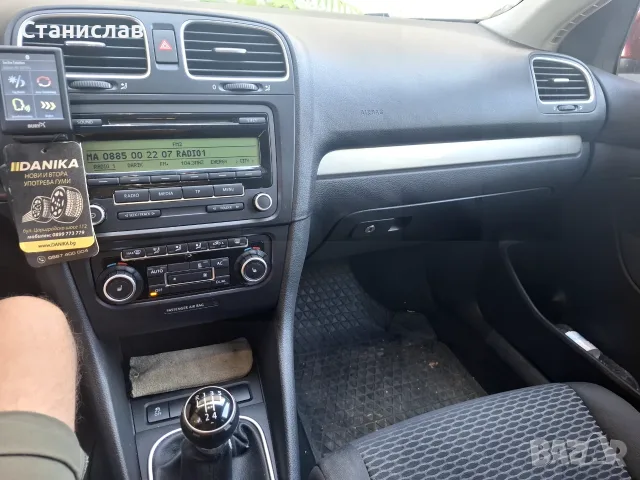 VW Golf 6 комби 1.6 105кс 2011г, снимка 10 - Автомобили и джипове - 56047209