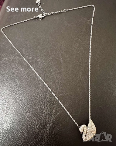 SWAROVSKI комплект - колие и гривна, снимка 6 - Бижутерийни комплекти - 52866933