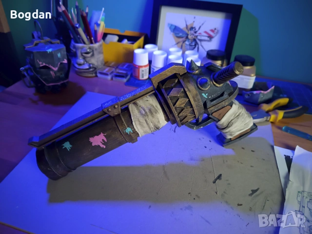 Arcane Jinx Cosplay Props Комплект Джинкс косплей елементи, снимка 3 - Колекции - 54124580