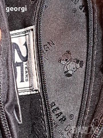 чанта от естествена кожа за през рамо Bear Design 34/3, снимка 6 - Чанти - 53932864