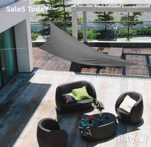 Сенник триъгълен, сив Чадър, 3,6м 