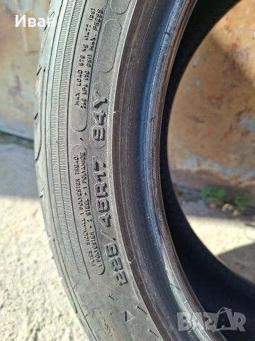 4бр. летни гуми GOODYEAR 225/45/17 DOT4921 , снимка 2 - Гуми и джанти - 54099157