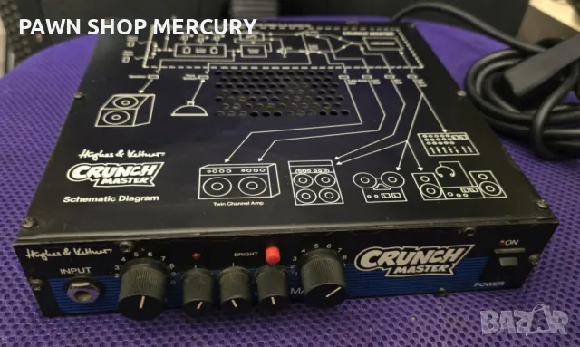 Продавам лампов усилвател и преамп, ефект Hughes & Kettner Crunch Master, снимка 2 - Китари - 50329774