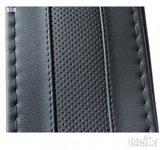 Калъф шиещ, гладка черна кожа с релеф и черен конец, снимка 3 - Аксесоари и консумативи - 32204950