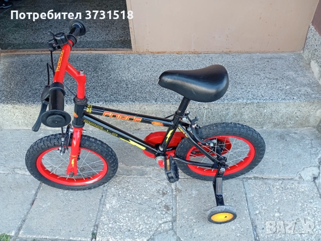 Детско колело 14" за дете 4-6 г. (1-120см)