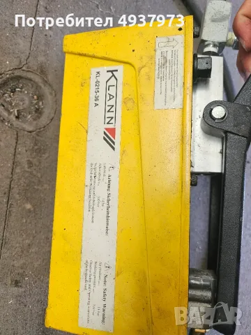 Професионална хидравлична помпа Klann KL-0040-2500 (Gedore) с манометър, снимка 6 - Ремонт на ходова част - 56045744