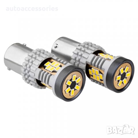 3000053466 Крушки диодни LED CANBUS 3020 24SMD 1157 BAY15D P21 / 5W Бял 2бр 02798, снимка 4 - Аксесоари и консумативи - 36674930