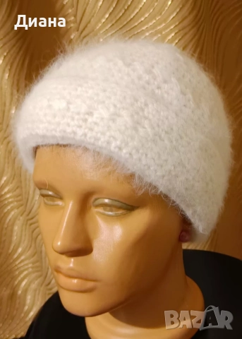 Дамски шапки-ръчно плетиво, снимка 2 - Шапки - 52945137