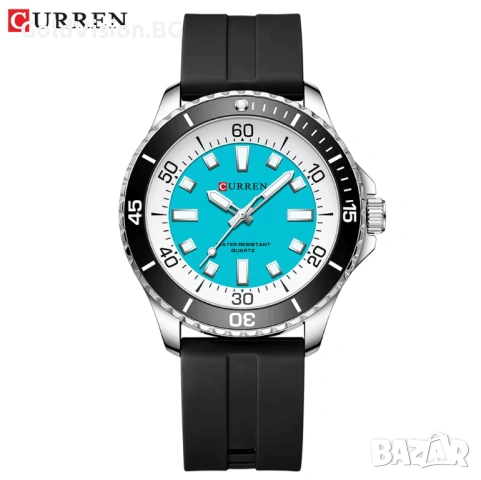 Мъжки часовник – CURREN 8448 – Blue + ПОДАРЪК