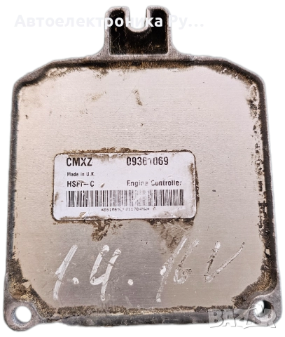 компютър OPEL ASTRA 1.4 X14XE Delphi Delco, 09361069 ,CRFD, 09361069CRFD, HSFI-C , снимка 2 - Части - 51553303