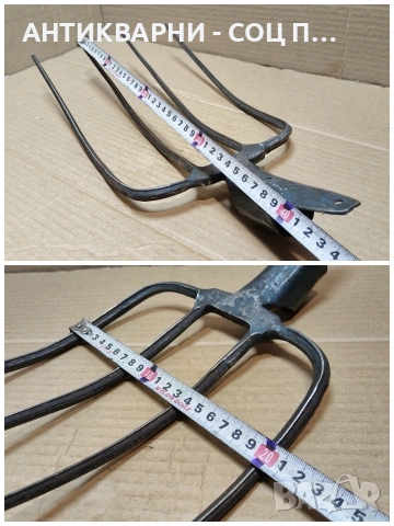 Стара Кована Вила За Сено / НОМЕР 625., снимка 8 - Антикварни и старинни предмети - 53275242