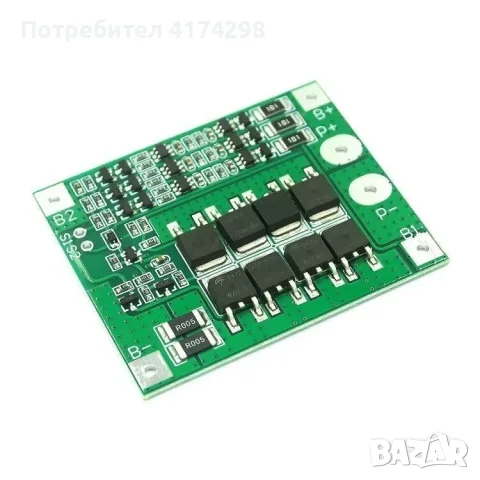 Нова 3S 25A Li-ion Lithium 18650 BMS PCM защитна платка bms pcm с баланс за литий-йонен липо-батерие, снимка 2 - Друга електроника - 56183670