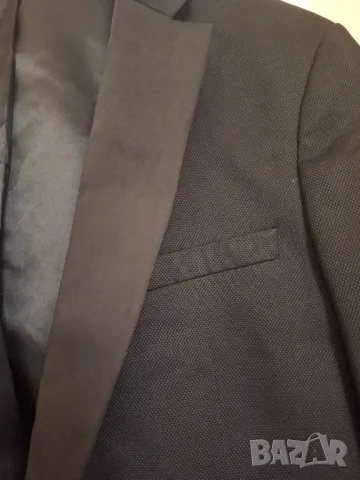 Нов мъжки костюм Андрюс,номер 58,ръкавели и папионка, снимка 8 - Костюми - 50392845