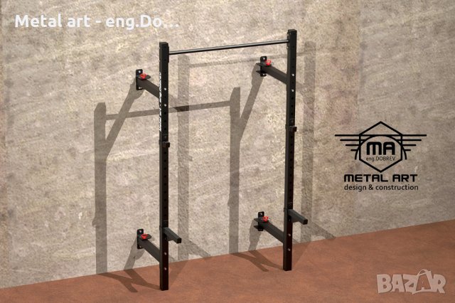 Стойка за клек - сгъваема /Squat rack - foldable/, снимка 5 - Фитнес уреди - 31498850