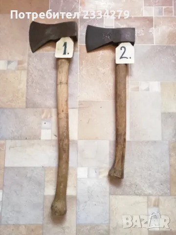  Стари брадви, тупори секири,  има военни немски от WW-2, снимка 9 - Антикварни и старинни предмети - 48083696