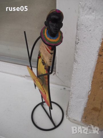 Фигура "Негърски войн", снимка 8 - Други ценни предмети - 31027650