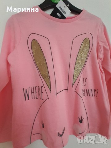 нова блуза за момиче 3-4 год., снимка 5 - Детски Блузи и туники - 29549269