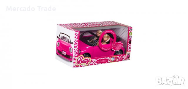 Кукла Бети с автомобил със звук и светлина, снимка 3 - Кукли - 35131685