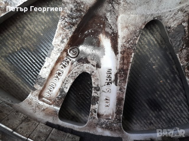 Оригинални джанти эа Рено-17, снимка 2 - Гуми и джанти - 31139895