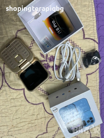 Мини телефон i16 pro с интернет 2G (с отделна карта), снимка 10 - Други - 53947101