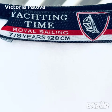  Празнична лятна рокличка за момиче Yachting Time (128 см), снимка 4 - Детски рокли и поли - 56062075