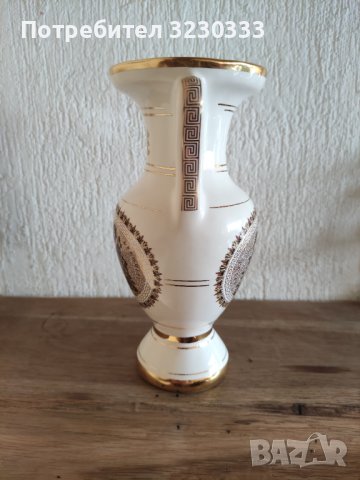 Порцеланова ваза 24 карата Гърция нова, снимка 6 - Антикварни и старинни предмети - 42842649