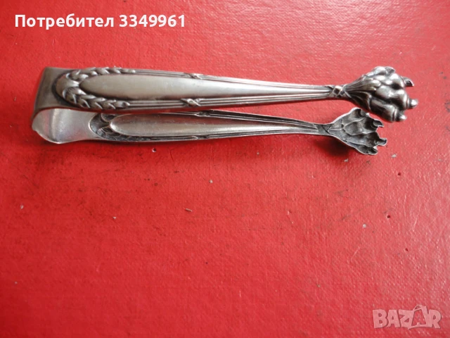 Невероятна щипка за лед захар Арт Деко , снимка 2 - Колекции - 51376668