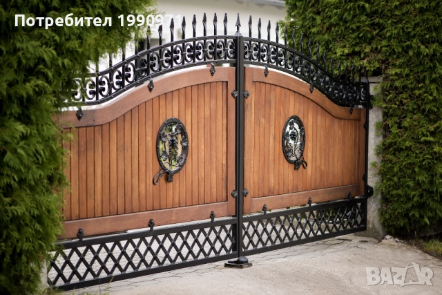 Врати, порти, портали, огради, парапети, беседки от ковано желязо и дърво., снимка 15 - Други - 52489427