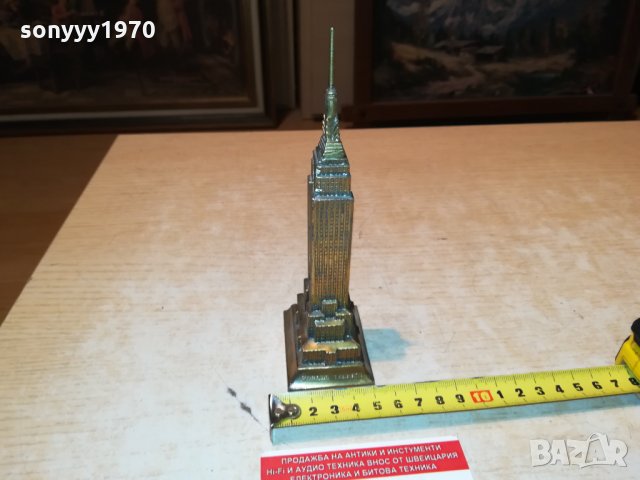 USA-NEW YORK МЕД/МЕСИНГ 1410211817, снимка 5 - Антикварни и старинни предмети - 34465402