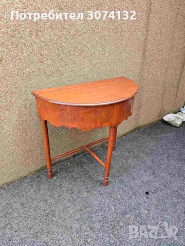 Английска конзола с ракличка, снимка 3 - Маси - 52256063