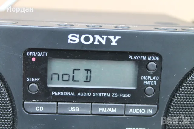 Радио ''Sony ZS-PS 50'', снимка 3 - Радиокасетофони, транзистори - 48252210