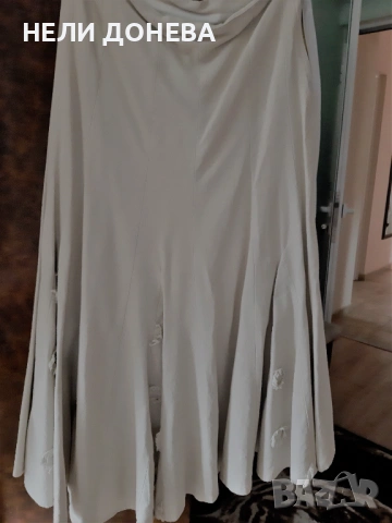 Костюм ЛЕН с красиви Апликации-САКО и ПОЛА богата "IVIS Collection" !, снимка 3 - Костюми - 54235413