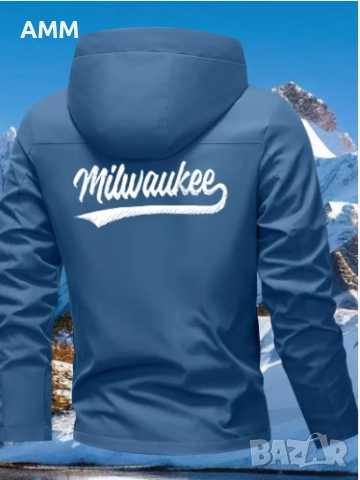  Mъжко  ветроустойчиво яке  Milwaukee, снимка 2 - Якета - 52770718
