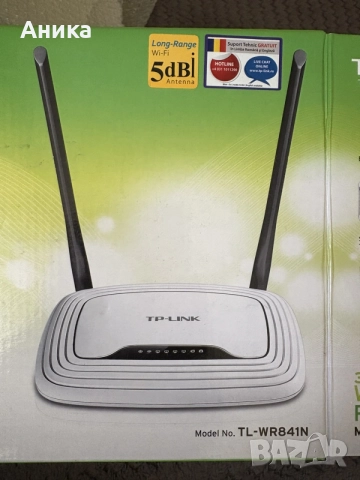 Рутер TP LINK TL-WR841N, снимка 2 - Рутери - 55951849
