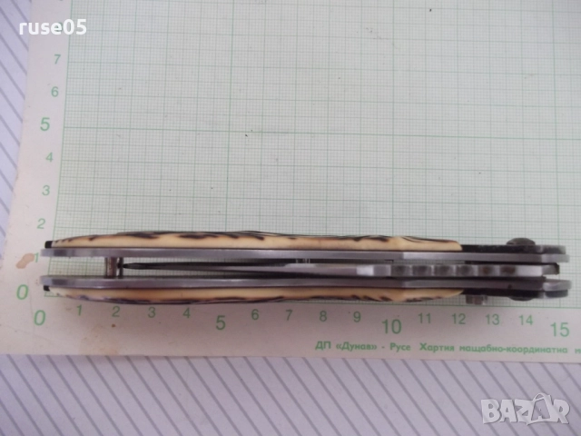 Нож сгъваем полуавтоматичен - 4, снимка 17 - Ножове - 51514849