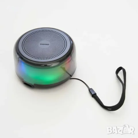 Безжичен Bluetooth високоговорител с цветни светлини - AS-BS20 - Гаранция 12 месеца , снимка 8 - Слушалки и портативни колонки - 48439777